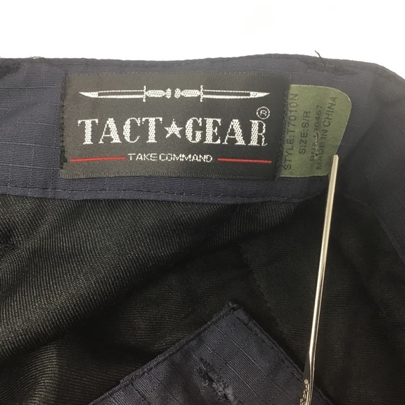 Tact Gear Take Command Tactical Cargo Pants Navy Size S/R Ripstop Fabric - Picture 12 of 14